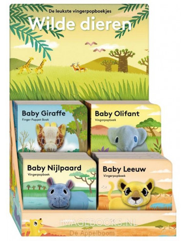 Vingerpopboekjes Wilde dieren
