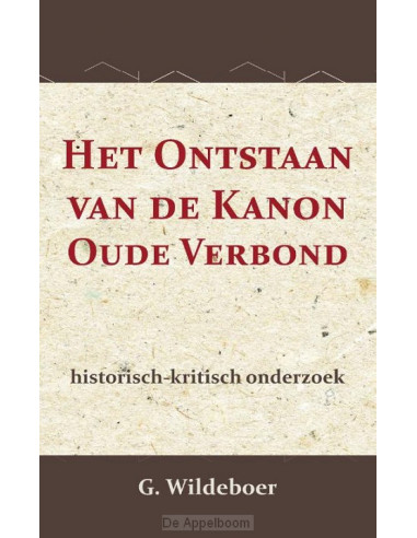 Het Ontstaan van de Kanon des Ouden Verb