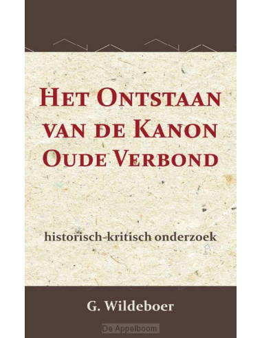 Ontstaan van de kanon des ouden verbonds