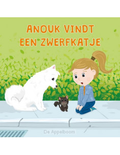 Anouk vindt een zwerfkatje