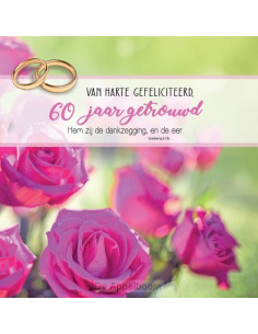 60 jaar getrouwd m/t