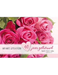 40 jaar getrouwd m/t