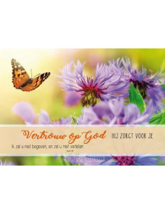 Vertrouw op God m/t