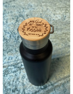 Sportbottle bamboo lid All...