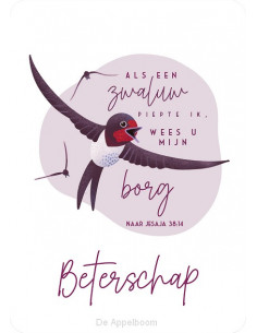 Kaart als een zwaluw