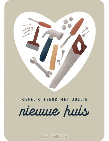 Kaart gefeliciteerd met jullie nieuwe hu