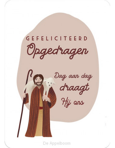 Kaart dag aan dag draagt Hij ons