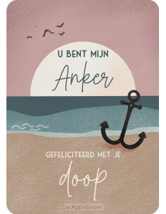 Kaart anker - doop