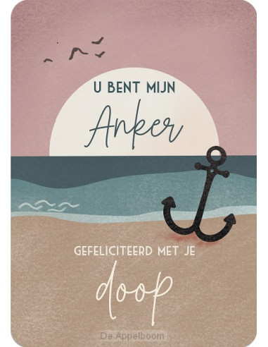 Kaart anker - doop