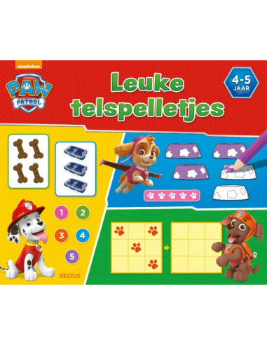 Paw patrol leuke telspelletjes 4 - 5 j