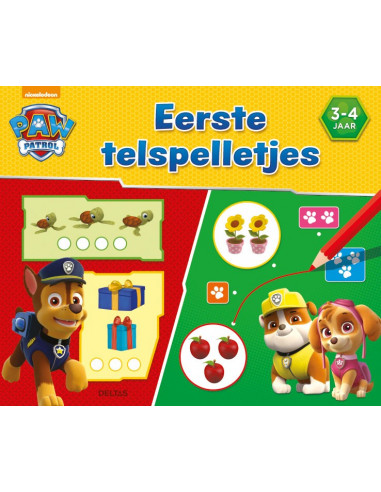 Paw patrol eerste telspelletjes 3 - 4