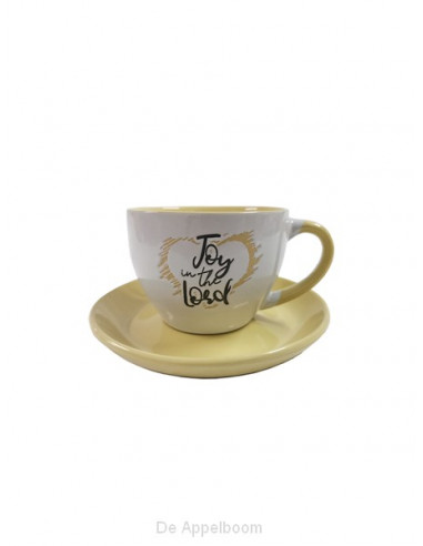 Cup & saucer Joy in the Lord