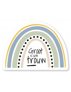 Muurvorm - Regenboog -...