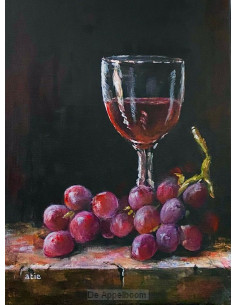 Blanco - Wijnglas/druiven