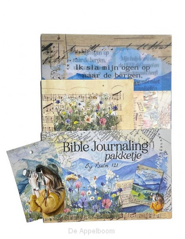 Bijbel journaling psalm 121 met knipvel