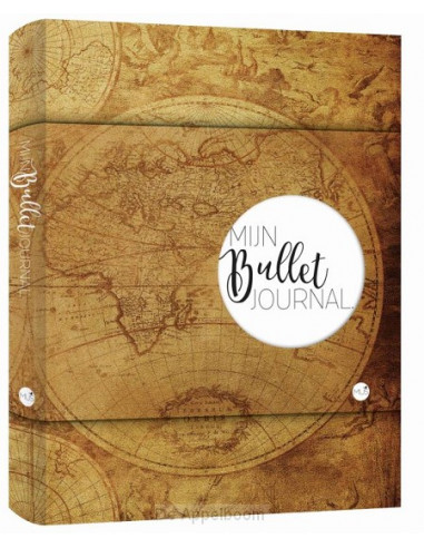Mijn bullet journal wereldkaart