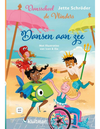 Dansschool de vlinders dansen aan zee