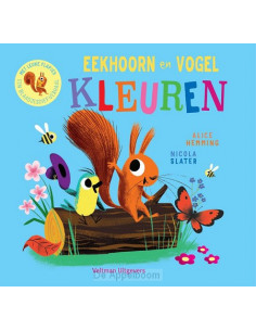 Eekhoorn en vogel kleuren