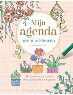 Mijn agenda om in te kleuren