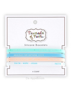 Silicone Bracelet set God...