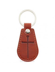 Keyring Cross of nails