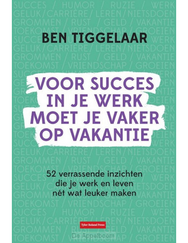 Voor succes in je werk moet je vaker op 