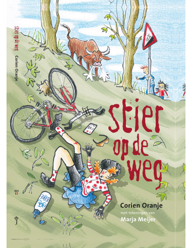 Stier op de weg