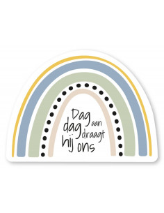 Muurvorm - Regenboog - Dag...