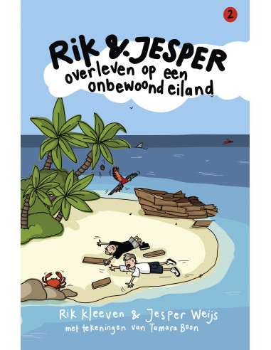 Rik en Jesper overleven op een onbewoond