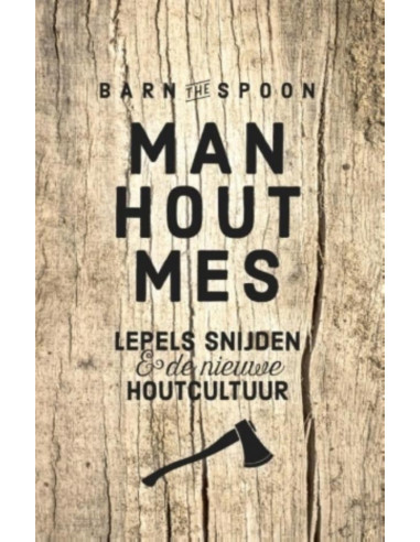 Man, hout, mes