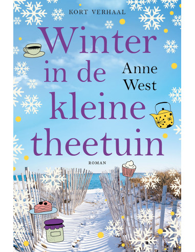 Winter in de kleine theetuin