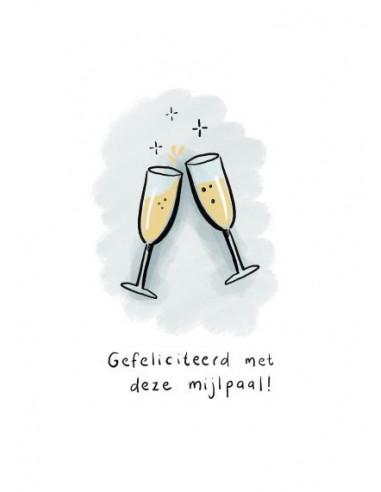 Gefeliciteerd met deze mijlpaal