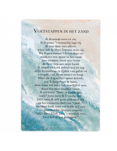 Cadeaubord voetstappen in...