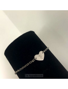 Armband hartje geloof hoop...