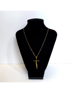 Ketting faith goud