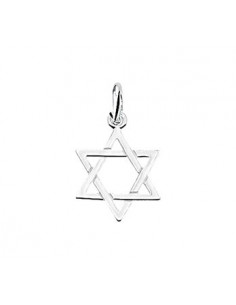 Silver pendant star of...