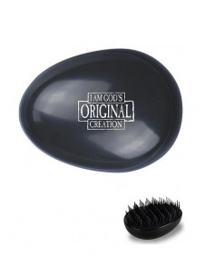 Haarborstel zwart I am God...