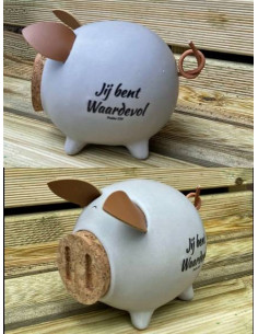 Spaarpot Keramiek Kurk Jij...