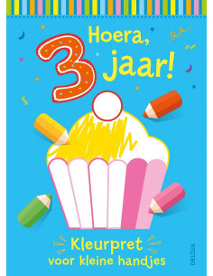 Hoera, 3 jaar! kleurpret...