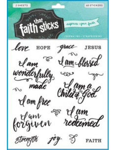 Stickers who am I in Christ