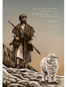 Kaartje A7 Want de Zoon des...