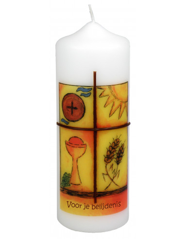 Kaars 17 cm voor je belijdenis