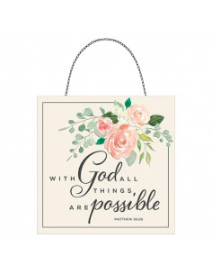 Tin wall decor 17,8cm All...