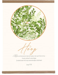 Poster Textiel 40x50cm Hoop...