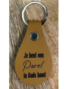 Sleutelhanger oker Je bent...