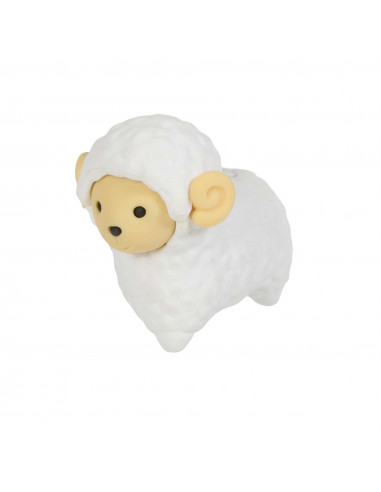 Gummetje schaap wit 3,2x2,7x2cm