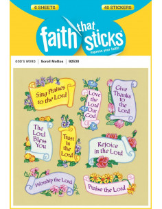 Stickers Scroll Motto''s