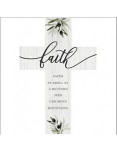 Wall Cross Faith 35cm