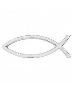 Auto Emblem Ichtus Silver