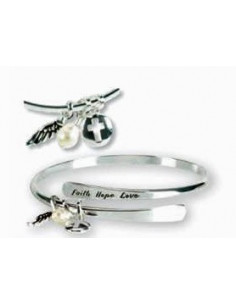 Wrap Bracelet Faith Hope Love